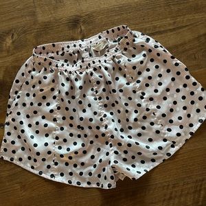 Vintage sleep shorts polka dot Robinsons brand S